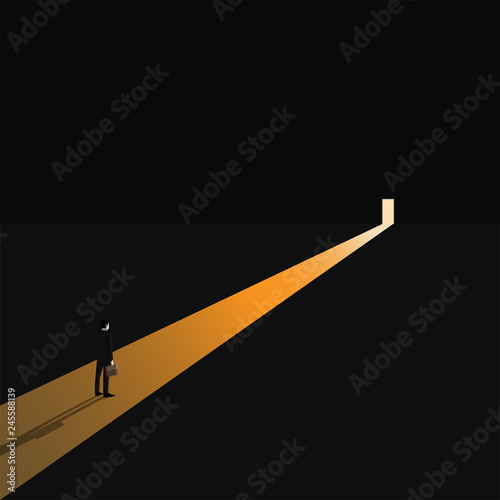 Business visionary vector concept