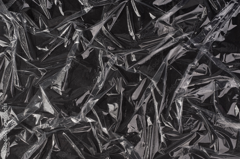 Transparent structured plastic foil Transparent structured plastic foil