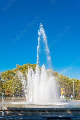 Springbrunnen in einem Stadtpark