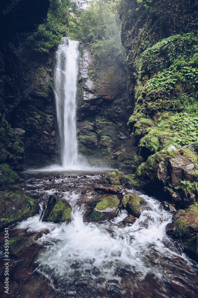 Obraz premium Akamara waterfall Abkhazia
