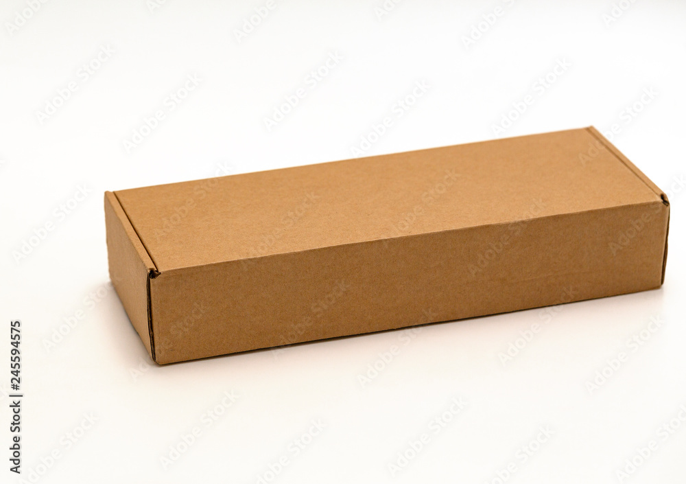 Cardboard Box isolated on a White background Cardboard Box isolated on a White background