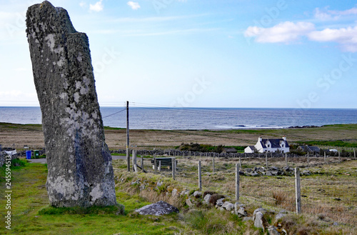 Clach an Trushal (Thrushel Stone) Isle of Lewis outer Hebrides, Schottland photo