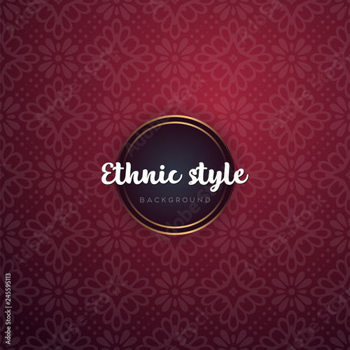 Fototapeta Naklejka Na Ścianę i Meble -  luxury ornamental mandala design background