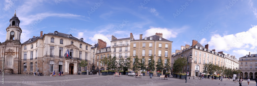 place de la mairie à Rennes