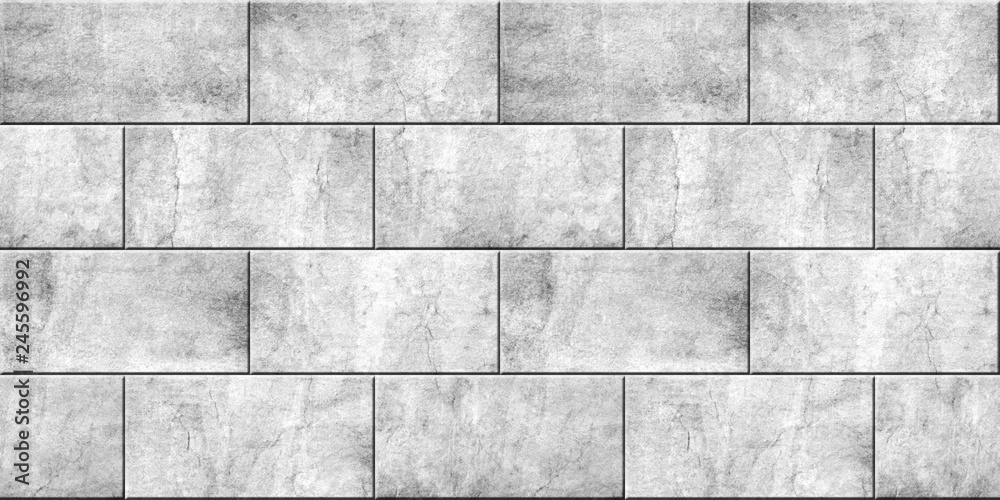 Naklejka premium Seamless brick wall pattern background