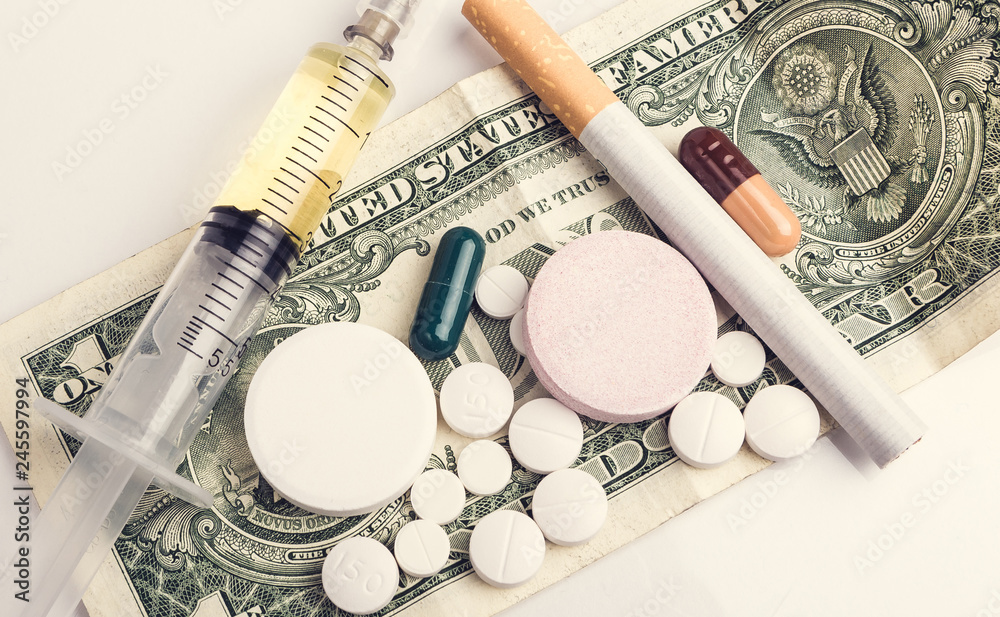 Social problems of smoking,synthetic drugs concept of concentration on the dangers to health Social problems of smoking,synthetic drugs concept of concentration on the dangers to health