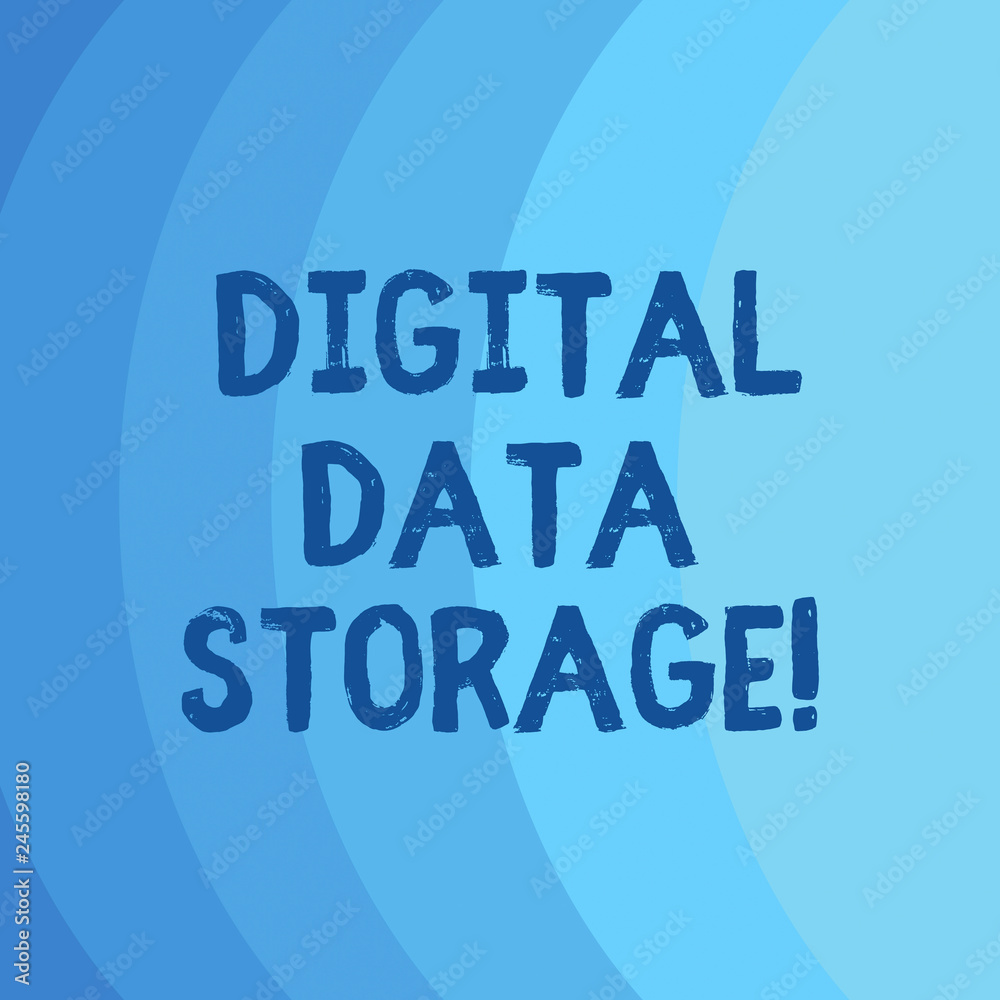 Conceptual hand writing showing Digital Data Storage. Business photo showcasing format for storing and backing up computer data on tape Blank Vertical Curve Strip Monochrome Color in Seamless Conceptual hand writing showing Digital Data Storage. Business photo showcasing format for storing and backing up computer data on tape Blank Vertical Curve Strip Monochrome Color in Seamless
