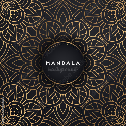 Fototapeta Naklejka Na Ścianę i Meble -  luxury ornamental mandala design background