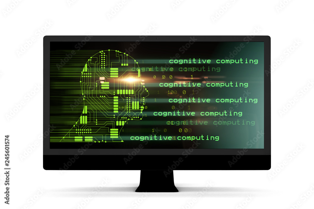 Machine learning and cognitive computing - 3d rendering Machine learning and cognitive computing - 3d rendering