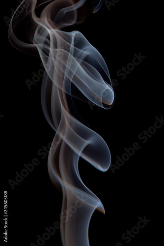 smoke on a dark background