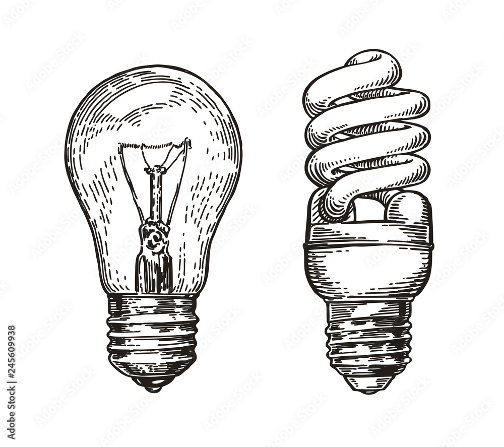 Light Bulb Drawing High-Res Vector Graphic - Getty Images
