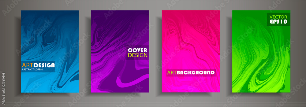 Abstract colorful blurred vector backgrounds set 10. Used design presentations, print,flyer,business cards,invitations, calendars,sites, packaging,cover.