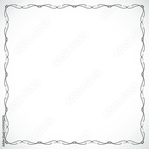 Wallpaper Mural Frame for design drawn in vector illustration eps 10 Torontodigital.ca