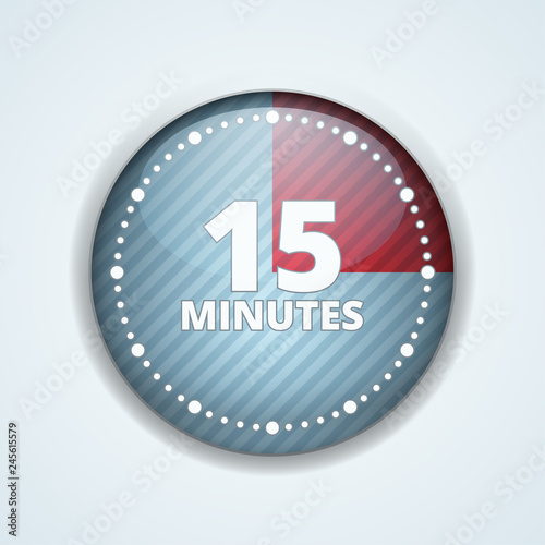 15 Minutes Time button illustration