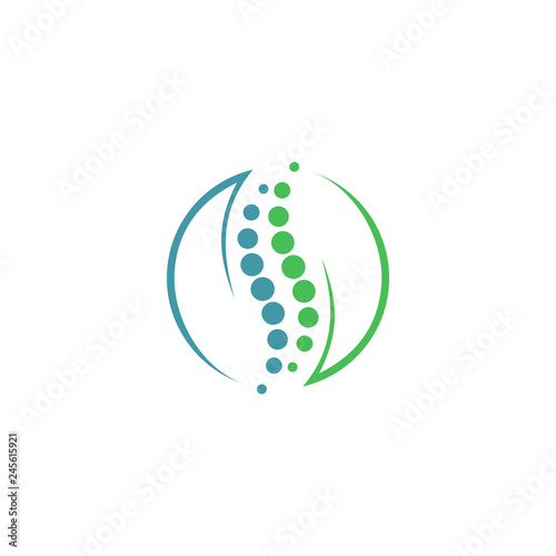 Modern Medical Chiropractic Spine Logo