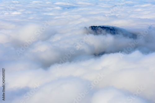 Valley of clouds (Collsacabra Mountains, Catalonia, Spain) © zkcristian