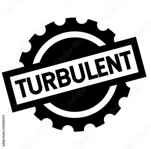 turbulent black stamp