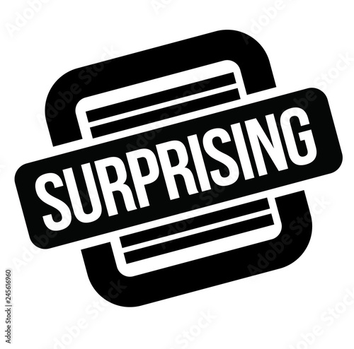 surprising black stamp