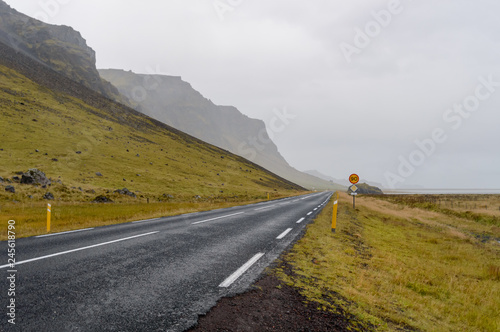 The famous ring road of Iceland