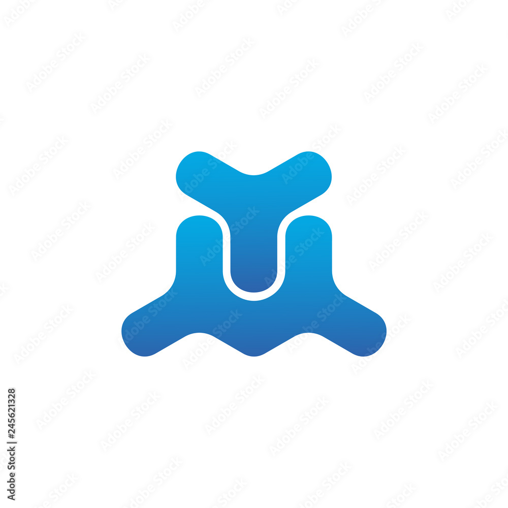 Letter YM logo in blue color, letter combination logo design for creative industry, web, business and company. Vector illustration isolated on white background. Letter YM logo in blue color, letter combination logo design for creative industry, web, business and company. Vector illustration isolated on white background.
