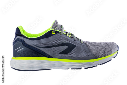 Running sport shoes isolated on white background