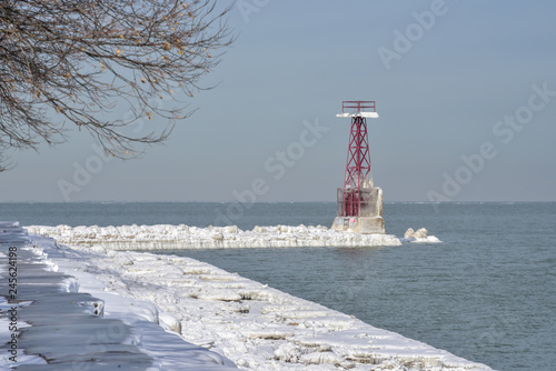 Frozen Winter in Chicago