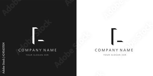 L logo letter design	