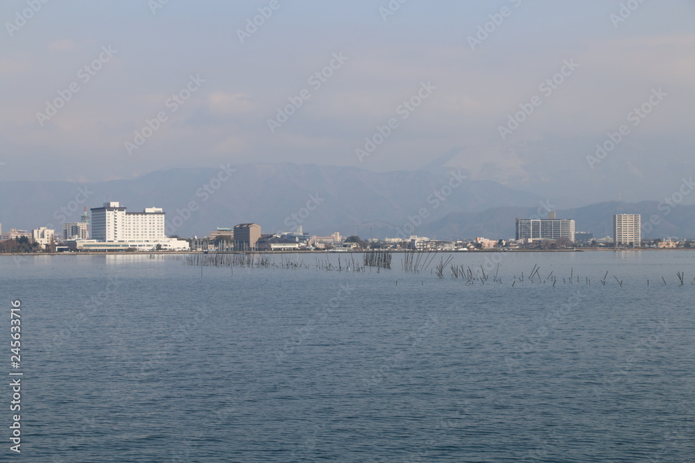 竹生島クルーズからの景色