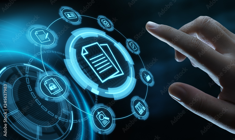 © Sikov - Document Management Data System Business Internet Technology Concept © Sikov - Document Management Data System Business Internet Technology Concept