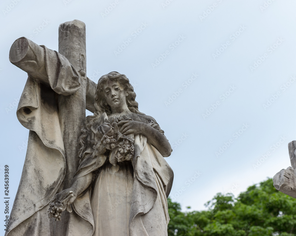 angel with cross