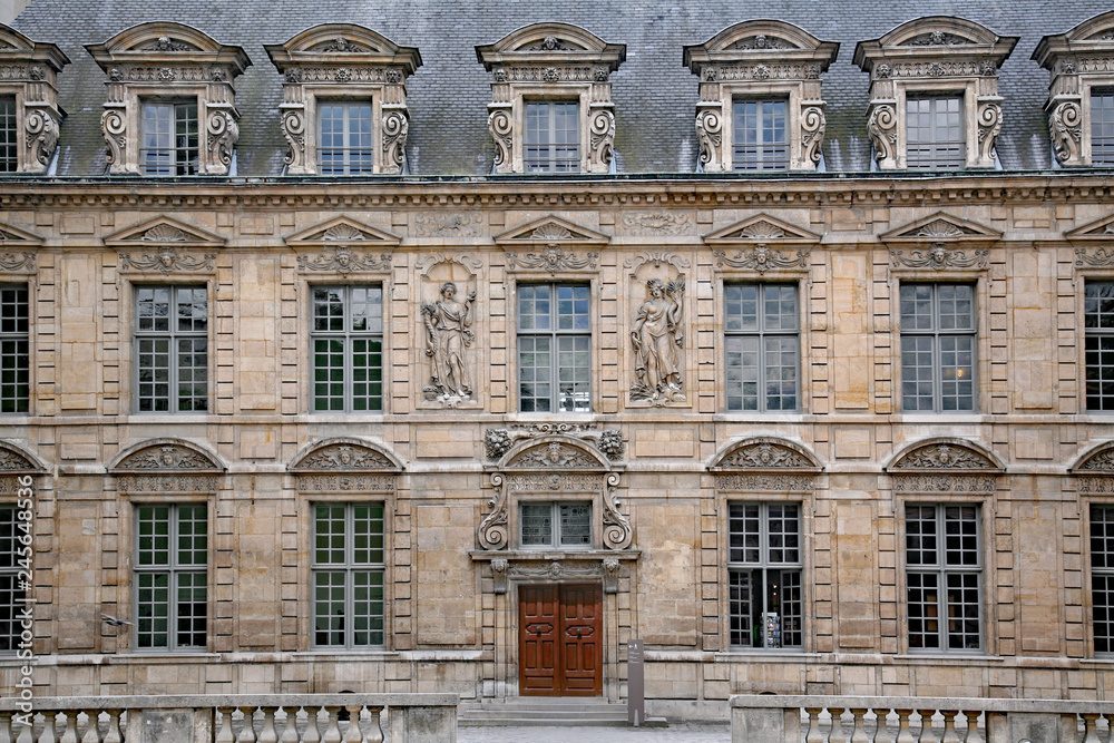 Paris, Hotel de Sully, historic 17th century mansion now used as government offices