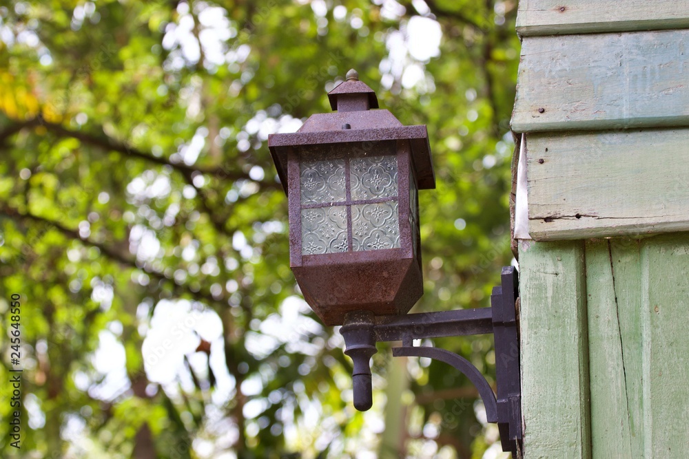 lantern in the garden