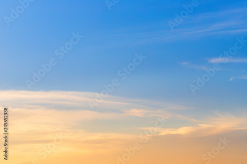 Blue sky with clouds background © ADSKrongsawat