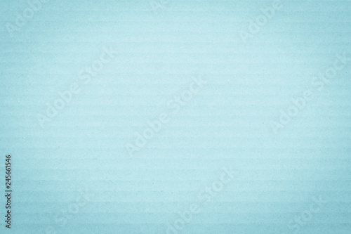 Light cyan blue color tone corrugated cardboard paper texture patterned background