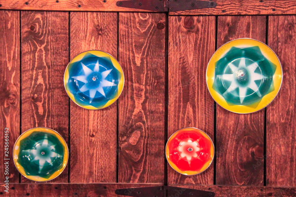flag painted on wooden background flag painted on wooden background