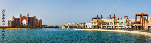 Photography Panoramic view at the palm island in Dubai