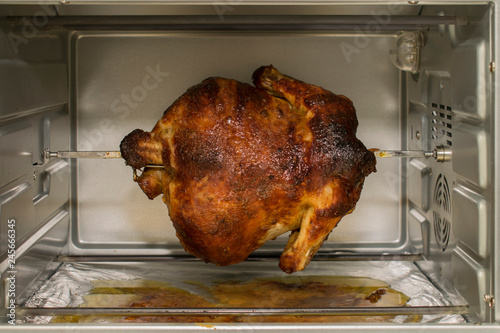 grilled chicken in the oven with crispy crust