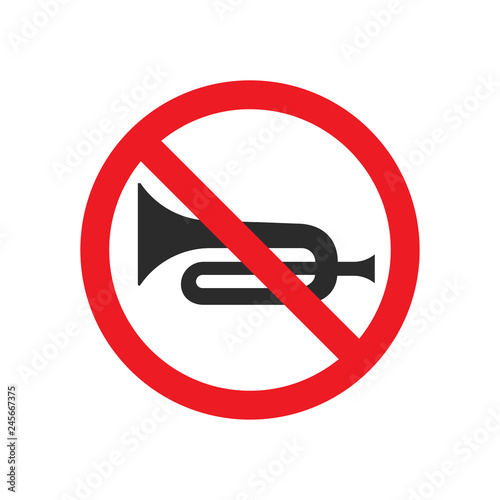 no horn sign