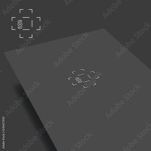 Hintergrundkarton Kreuzung Paragraph