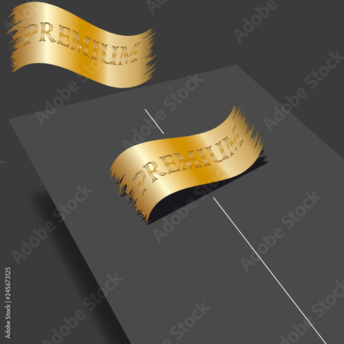 Premium 2  Goldfahne