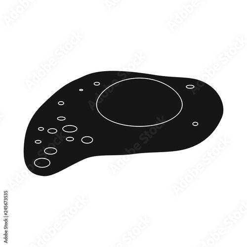 Isolated object of burger and sandwich symbol. Collection of burger and slice stock vector illustration.