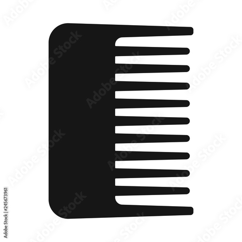 Vector design of brush and hair symbol. Collection of brush and hairbrush stock vector illustration.
