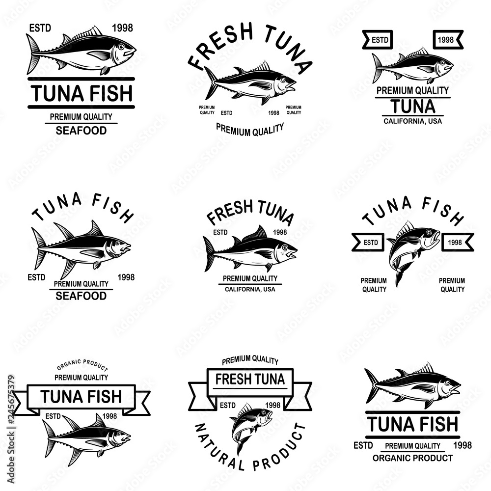 Tuna Fish Can Label
