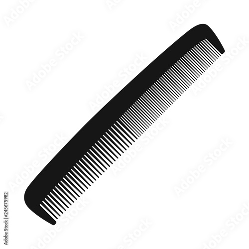 Isolated object of brush and hair symbol. Collection of brush and hairbrush vector icon for stock.