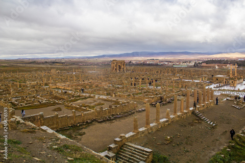 view of the amphitheater in batna algeria