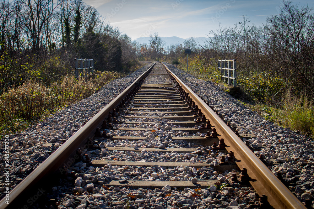 Obraz premium country railway