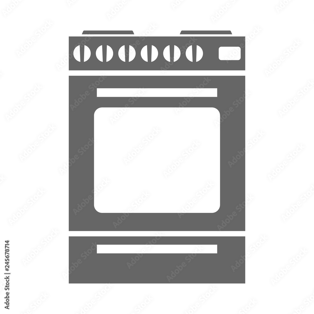 Gas Stove icon with minimal style. Vector Illustration. Gas Stove icon with minimal style. Vector Illustration.