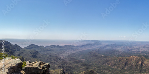 Panorama view of Flinders Ranges Taken from St Mary's Peak photo