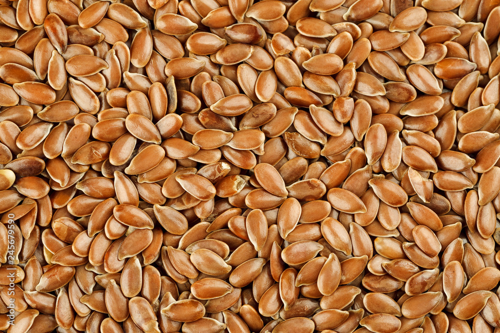 Flax seeds macro shot, abstract background Flax seeds macro shot, abstract background