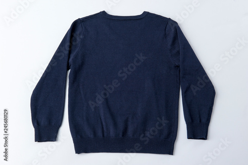 Tiled blue sweater